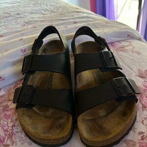 Milano Birkibec Black regular/wide size 39 Item 0634501